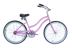 Pantera 26″ Single-Speed Stainless Steel Beach Cruiser Women’s Bicycle