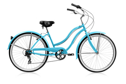 Pantera 26" Seven Speed Step-Through Beach Cruiser Bicycle