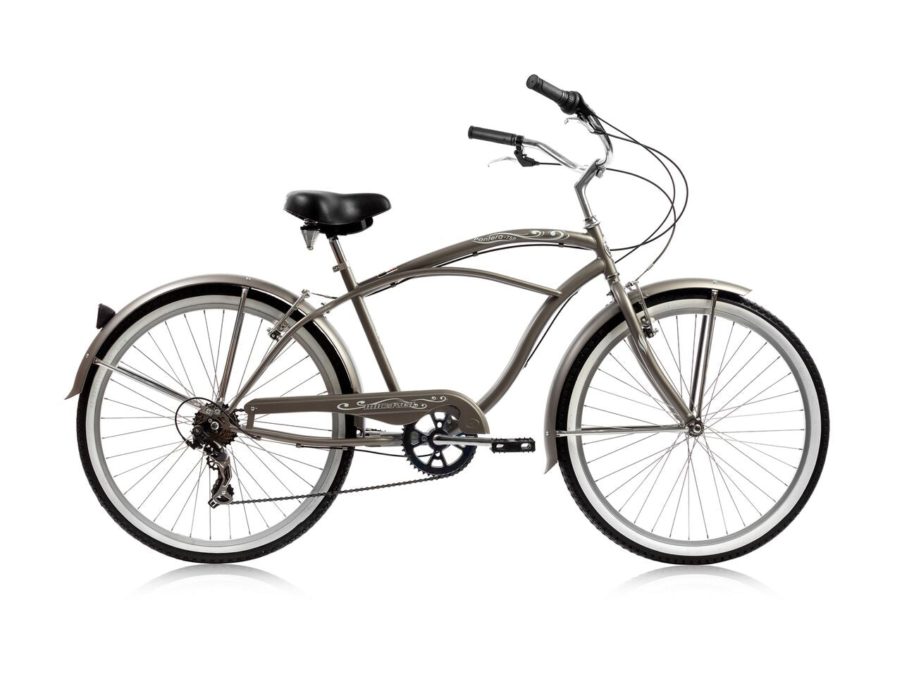 Pantera 26″ Seven Speed Stainless Beach Cruiser Bicycle