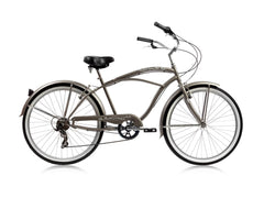 Pantera 26″ Seven Speed Stainless Beach Cruiser Bicycle