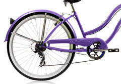 Pantera 26" Seven Speed Step-Through Beach Cruiser Bicycle