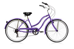 Pantera 26" Seven Speed Step-Through Beach Cruiser Bicycle