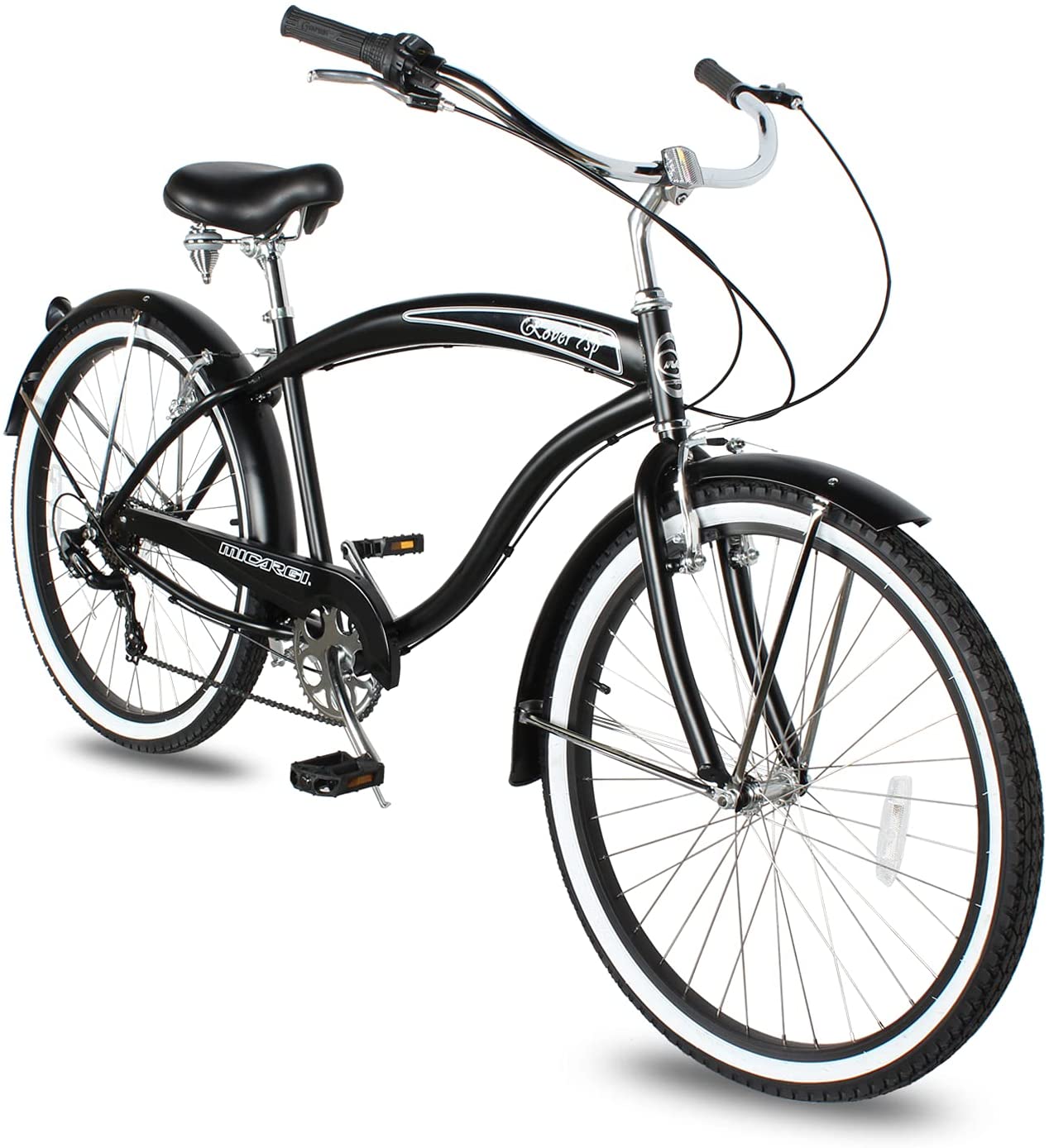 Micargi Rover 24″Men's 7SP Beach Cruiser Bicycle