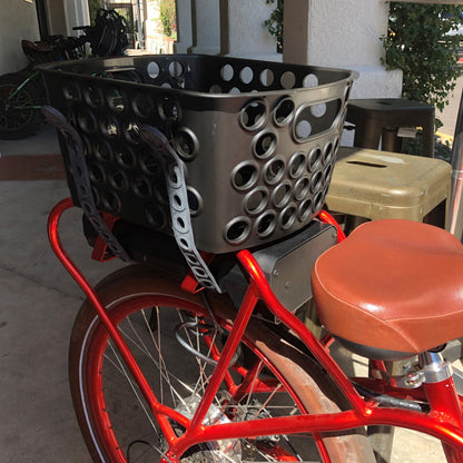 EBike Bicycle Basket, Dairyman Universal Rear Bicycle Basket, E-Bike Basket by AltGear LLC.