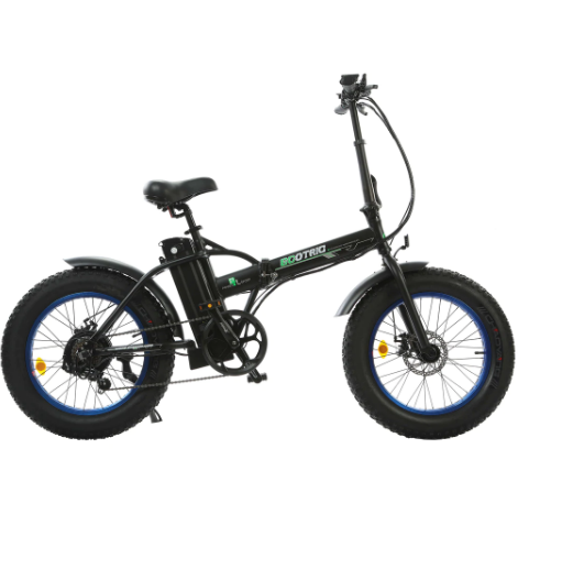 Ecotric Power Sport 48V Folding Fat eBike with LCD