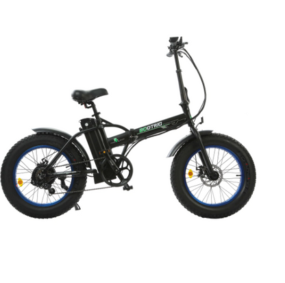 Ecotric Power Sport 48V Folding Fat eBike with LCD