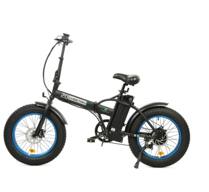 Ecotric Power Sport 48V Folding Fat eBike with LCD