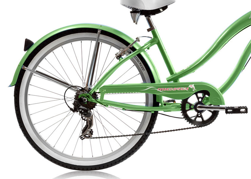 26″ Micargi Rover 7 Speed Women’s Beach Cruiser Shimano RS35 V-Brake