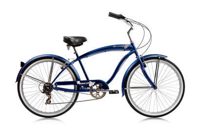 26″ Micargi Rover 7 Speed Men's Beach Cruiser Shimano RS35 V-Brake