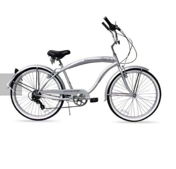 26″ Micargi Rover 7 Speed Men's Beach Cruiser Shimano RS35 V-Brake