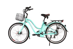 Malibu Elite Max 36 Volt Step-Through Electric Beach Cruiser Bicycle - X-Treme