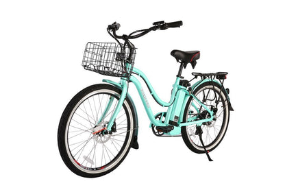 Malibu Elite Max 36 Volt Step-Through Electric Beach Cruiser Bicycle - X-Treme