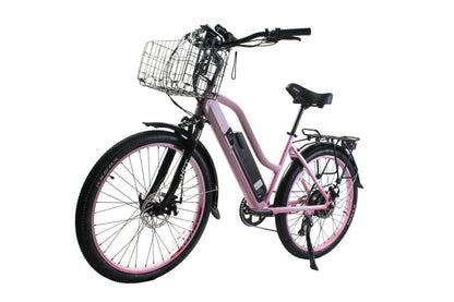 Catalina Electric Step-Through Beach Cruiser Bicycle 48 Volt Lithium Powered  X-Treme