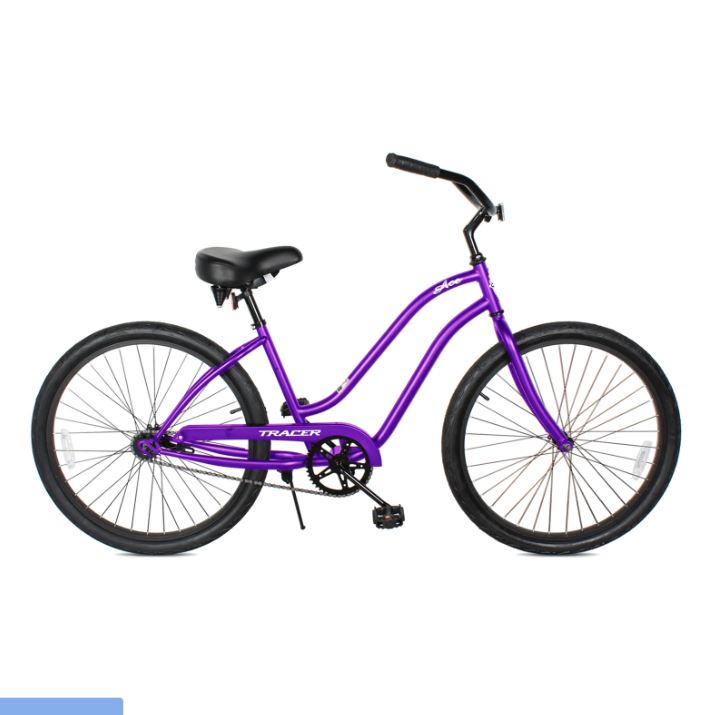 Tracer Ace Women's 26" Single Speed Beach Cruiser Bike