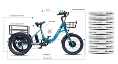 Emojo Bison S 500W Foldable Step Thru Trike