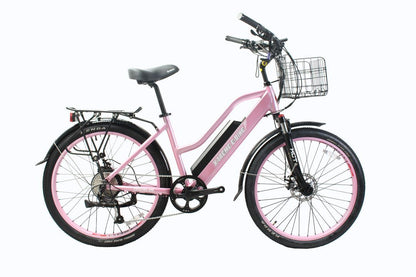 Catalina Electric Step-Through Beach Cruiser Bicycle 48 Volt Lithium Powered  X-Treme