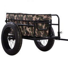 Cycle Force | EV Bicycle Cargo & Surf Board Trailer with Camouflage Cover