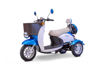 EW-11 Mobility 3 Wheels 500W Scooter with Lockable Rear Storage