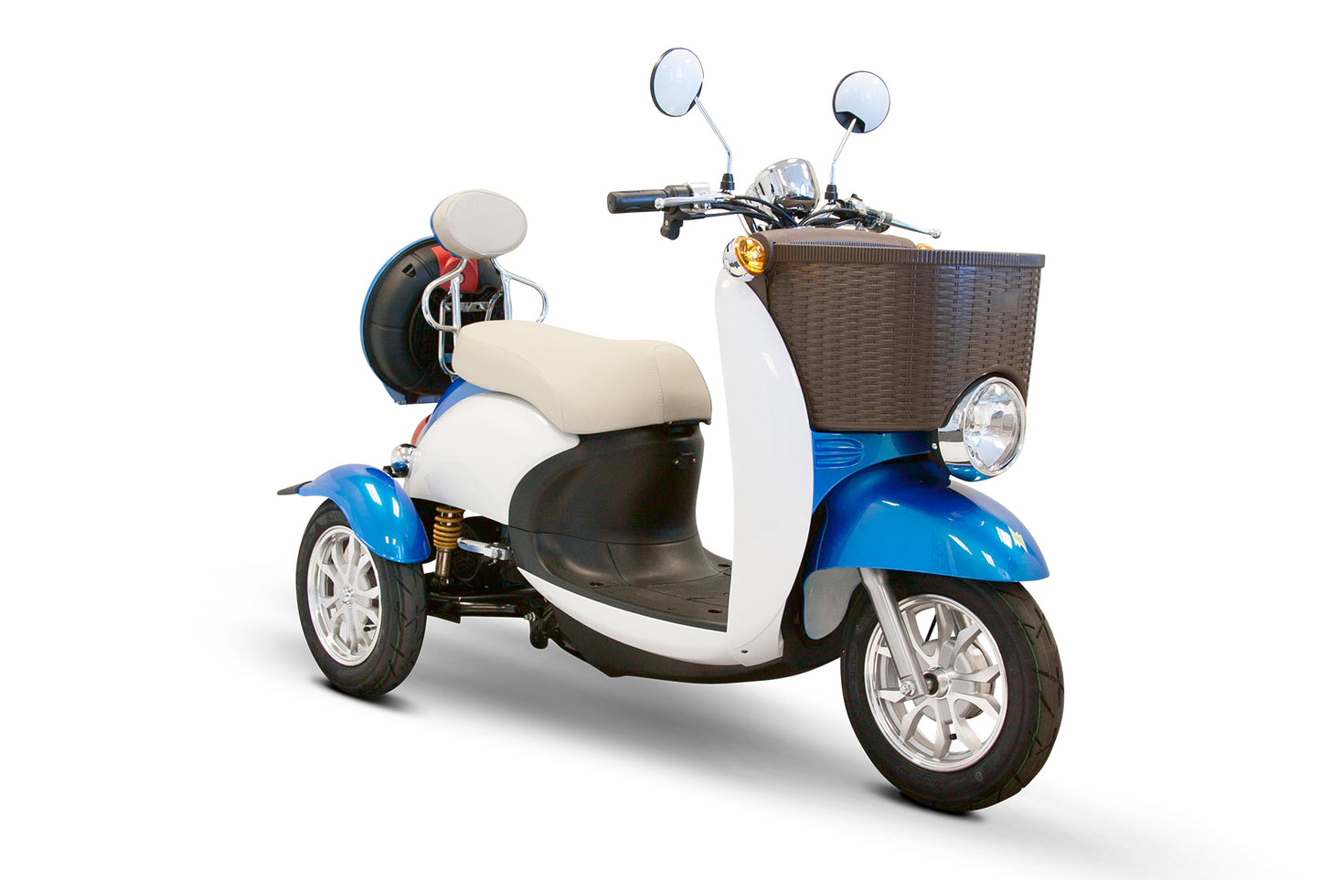 EW-11 Mobility 3 Wheels 500W Scooter with Lockable Rear Storage