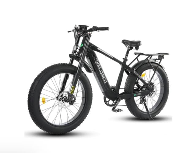 Ecotric Explorer 26" 750W 48V Fat Tire Electric Bike w/ Rear Rack