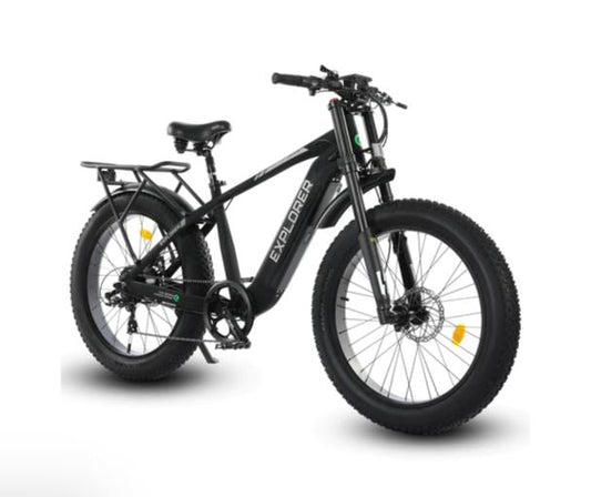 Ecotric Explorer 26" 750W 48V Fat Tire Electric Bike w/ Rear Rack