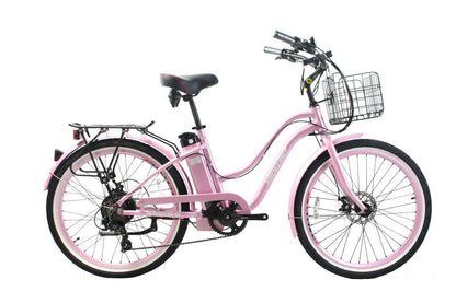 Malibu Elite Max 36 Volt Step-Through Electric Beach Cruiser Bicycle - X-Treme