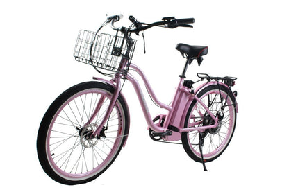 Malibu Elite Max 36 Volt Step-Through Electric Beach Cruiser Bicycle - X-Treme