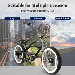 Tracer Master 2.0 3I Internal 3-Speed Chopper Bicycle