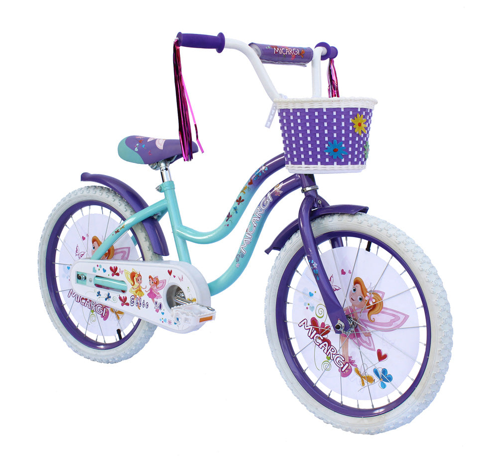 Micargi Girl's 20' Ellie Cruiser Steel Frame Bicycle