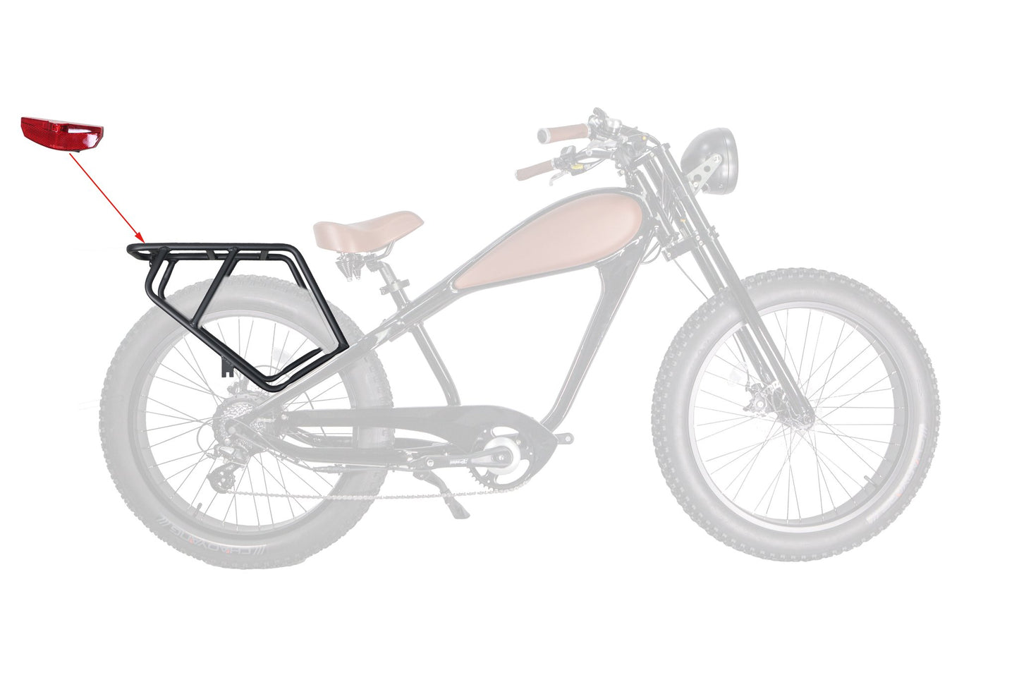 Rack and Fender Bundle for Cheetah Electric Bike by Revi Bikes