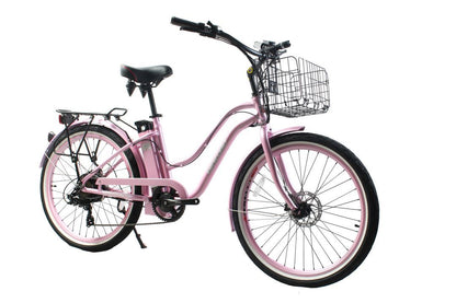 Malibu Elite Max 36 Volt Step-Through Electric Beach Cruiser Bicycle - X-Treme