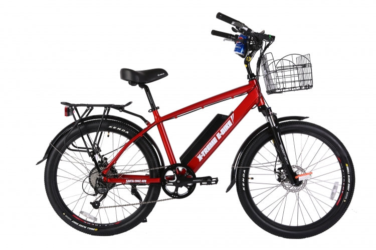 Laguna Electric Beach Cruiser Bicycle 48 Volt Lithium Powered X-Treme