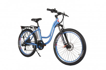 Trail Climber Elite Electric Step-Through Mountain Bicycle 24 Volt Lithium Powered X-Treme