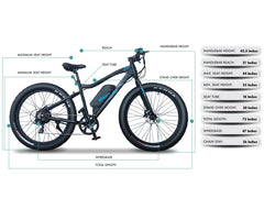 Emojo Wildcat Pro 500W Electric Bike Hydraulic Brakes