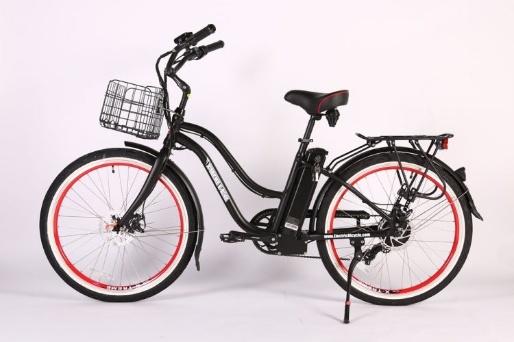 Malibu Elite Max 36 Volt Step-Through Electric Beach Cruiser Bicycle - X-Treme